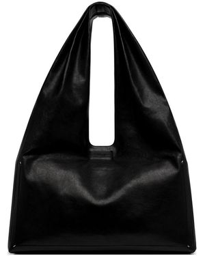 Maison Margiela Box Bag Xl Leather Shoulder Bag - Black