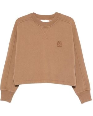 Isabel Marant Sunny Cotton Sweatshirt - Natural