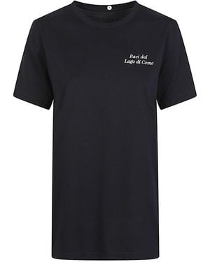 TESSABIT PRIVATE LABEL Baci Dal Lago Di Como T-Shirt - Black