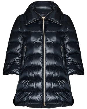 Herno Cleofe Midi Down Jacket - Black
