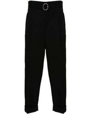Jil Sander Wool Trousers - Black
