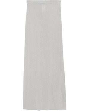 Tom Ford Sequined Long Skirt - White