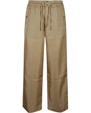 Dries Van Noten Prima Trousers With Elastic Waist - Natural