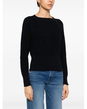 Fabiana Filippi Cotton Crewneck Sweater - Black