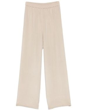 Max Mara Silk Pants - White