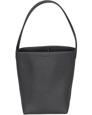 The Row Park Tote Small Leather Tote - Black