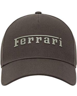 Ferrari Cotton Twill Baseball Cap - Brown