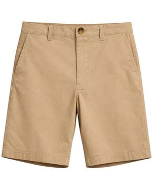 Michael Kors Cotton Bermuda Shorts - Natural