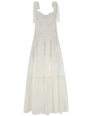 Chloé Cotton Long Dress - White