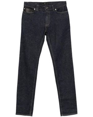 Brioni Cotton And Cashmere Denim Jeans - Blue