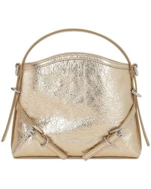Givenchy Voyou Nano Leather Shoulder Bag - Metallic