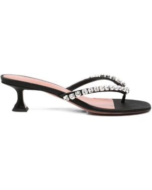 AMINA MUADDI Gigi Thong Sandals - White