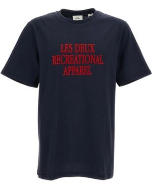 Les Deux Graphic-Print T-Shirt - Blue