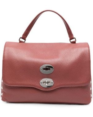 Zanellato Postina Daily Small Leather Handbag - Red