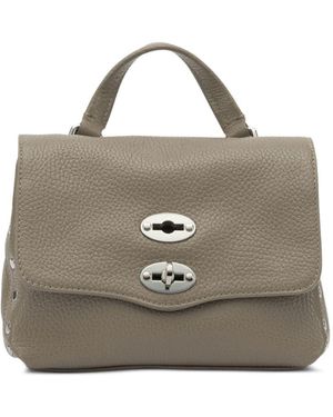 Zanellato Postina Daily Giorno Baby Leather Handbag - Metallic