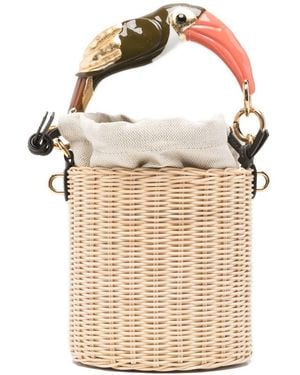 Chloé Tropicus Bucket Bag - Natural