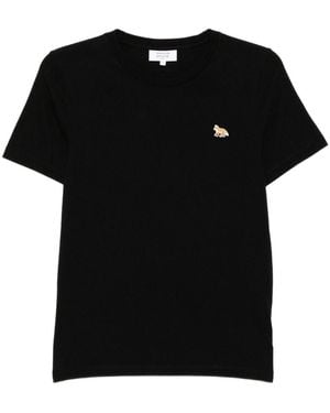 Maison Kitsuné Baby Fox Cotton T-Shirt - Black