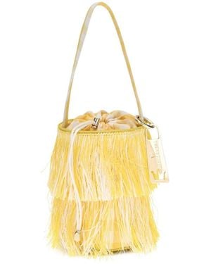 La Milanesa Anemone Bucket Bag - Metallic