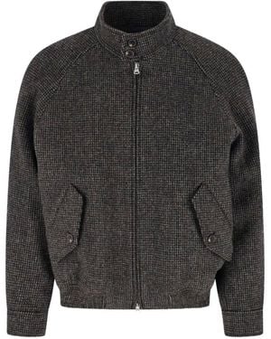 DUNST Wool Bomber Jacket - Black