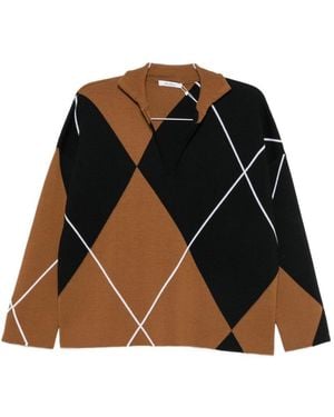 Max Mara Wool Polo Shirt - Black