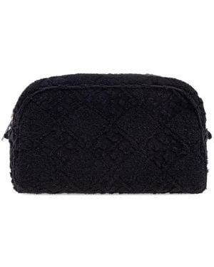 Tory Burch Ella Cotton Pouch - Black