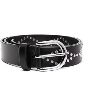 Isabel Marant Liliana Leather Belt - Black