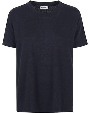 Base London Linen T-Shirt - Blue