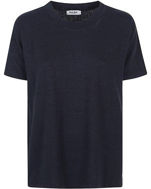 Base London Linen T-Shirt - Blue