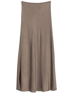Fabiana Filippi Long Skirt - Brown