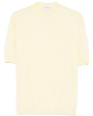 Bottega Veneta Cashmere Top - Natural