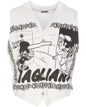 Magliano Vest Mascotte - White