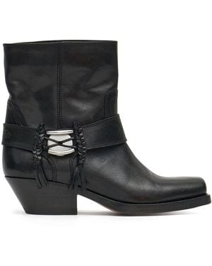 Isabel Marant 'Akson Gaucho' Ankle Boots - Black