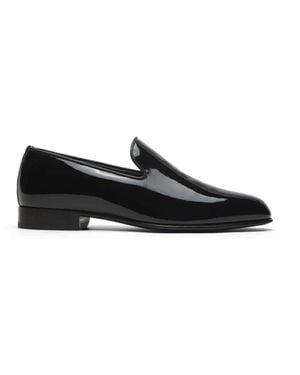 Brioni Essential Patent Leather Loafers - Black