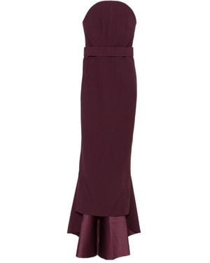 Solace London Citra Long Dress - Purple