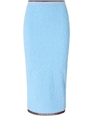Pinko Fitted Midi Skirt - Blue