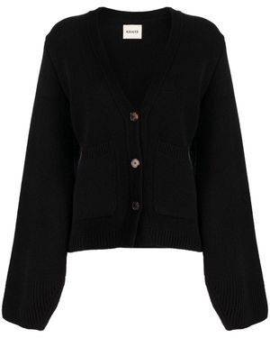 KHAITE Cardigan Scarlet - Nero