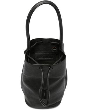 Uma Wang Small Leather Sac Bag - Black