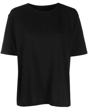 KHAITE Mae Cotton T-Shirt - Black