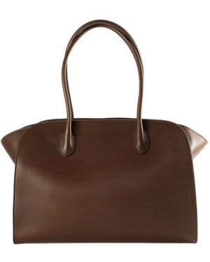 The Row Marlo 14 Borsa Tote - Marrone
