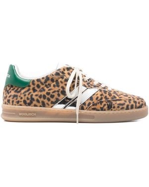 Woolrich Leather Trainers - Brown