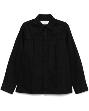 Jil Sander Denim Cotton Shirt - Black