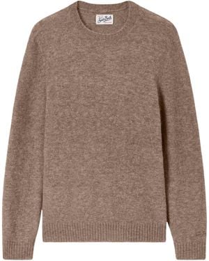 MC2 Saint Barth Regent Crewneck Jumper By - Brown