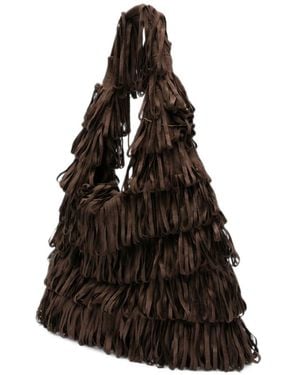La Milanesa Capucine Medium Handbag - Black