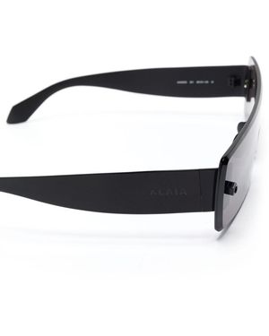 Alaïa Occhiali Narrow Mask- Donna - Grigio