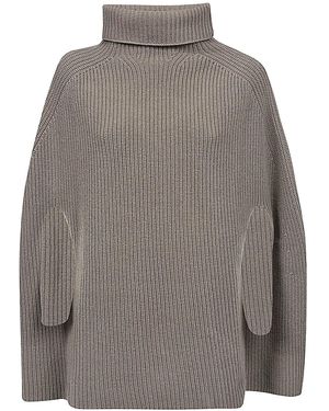 Sa Su Phi Mantella A Collo Alto - Grigio