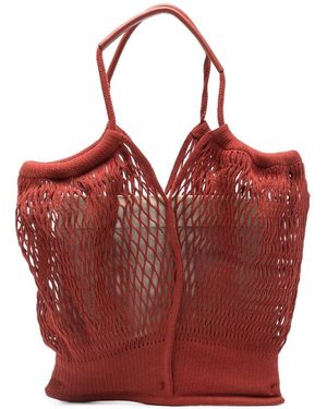 Hereu Calella Filt Tote Bag - Red