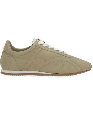 TOTEME Flex Leather Sneakers - White