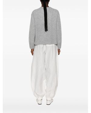 C.t. Plage Wool Crewneck Jumper - White