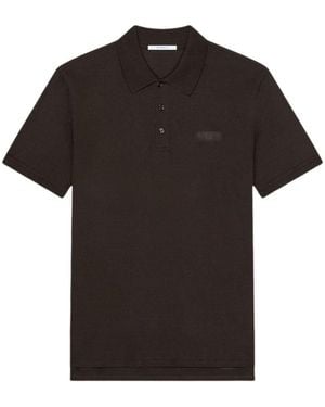 Givenchy Logo Cotton Polo Shirt - Black