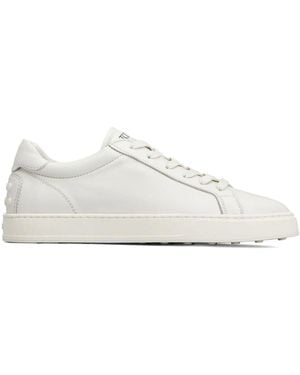 Tod's Leahter Trainers - White